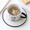 thumbnail image 3 of Cat Relief Ceramics Mug with Tray, 3D Animal Cat Claw, Porcelain Cup, Coffee Milk Tea Handle, Novelty Gifts (2,200ml), 3 of 7