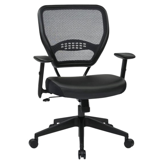 FurniFact Ergonomic Office Chair – Leather Home Office Desk Chair With Support