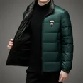 thumbnail image 5 of Chaqueta corta de plumón, chaquetas acolchadas ligeras de lujo, ropa de diseñador para hombre, plumón de pato, acolchado para hombre, abrigo de invierno cálido y frío para hombre, 5 of 5