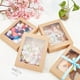 thumbnail image 2 of 24 cajas de regalo con forma de camello, cajas de papel plegables para galletas, cajas de repostería, cajas de cartón kraft para dulces con ventana, 13 x 10 cm, 2 of 7