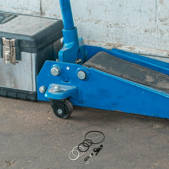 FUEENIRVA 17Pcs Plastic And Metal Seal Repair Kit For Floor Jack Components