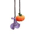 thumbnail image 3 of Handmade Halloween Pumpkin Witch Hat Rearview Ornament Crochet for Festive, 3 of 6
