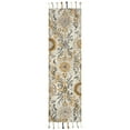 thumbnail image 3 of SAFAVIEH Suzani Bayon Floral Wool Area Rug, Light Green/Ivory, 5' x 8', 3 of 8