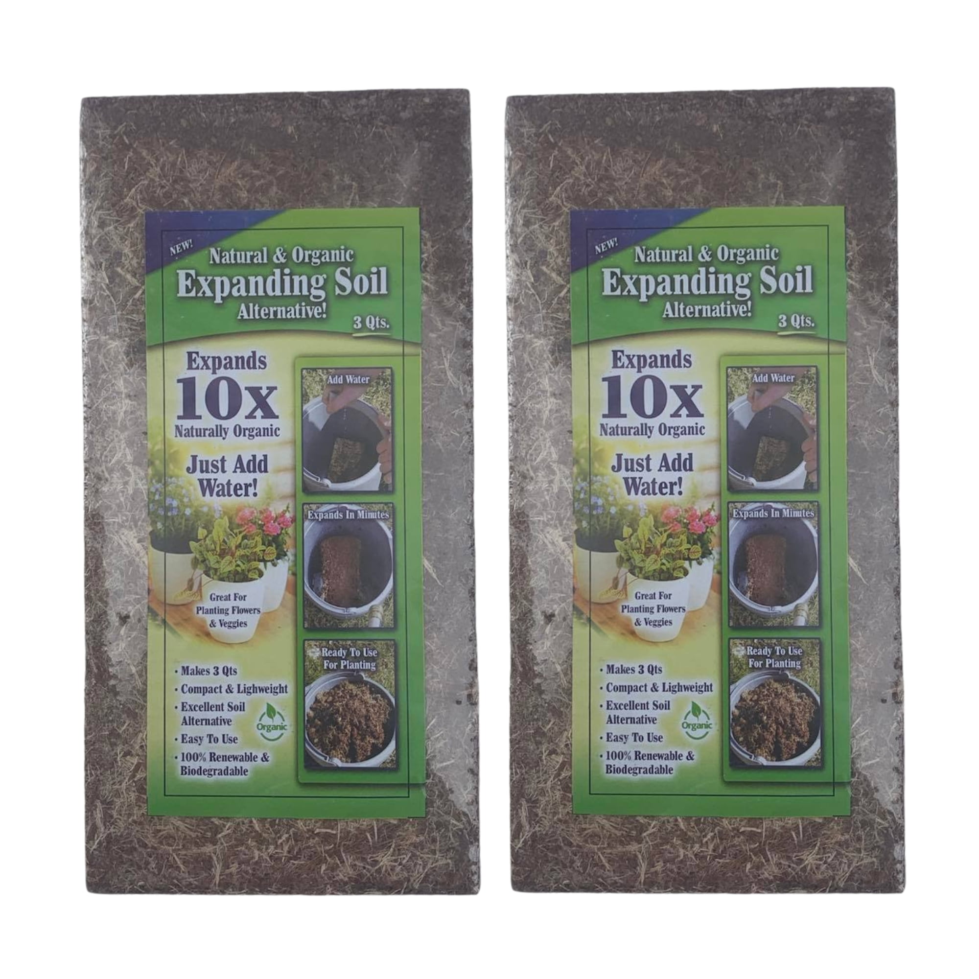 Natural and Organic Expanding Soil Alternative, Indoor Seed Starter Kit