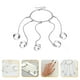 thumbnail image 5 of WORGEOUS Cadena de moda anillo de dedo anillo de moda joyería para mujeres decoración de dedos (plata), 5 of 8
