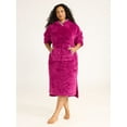 thumbnail image 5 of Joyspun Women's Oversized Hooded Plush Lounger, Size XS-3X, 5 of 5