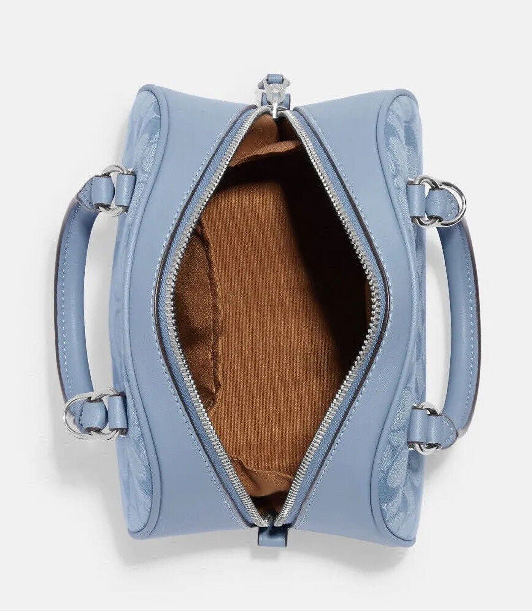 COACH Sydney Small Satchel Crossbody Bag in Cornflower Signature 