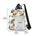 thumbnail image 3 of FORMRS Women's Travel Backpack Purse Anti-Theft Hidden Pockets Casual Shoulder Bag, Orange Christmas Gift Pattern, 3 of 7