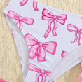 thumbnail image 7 of Shadoumai Girls Tankini Swimsuit 2 Piece Criss Cross Bathing Suit Contrast Trim Ruched Girls' Swimwear for 9-16Y, 7 of 7