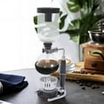 thumbnail image 2 of Coffee Syphon Glass & Steel Vacuum Coffee Maker  Stainless Steel Base (3 CUP), 2 of 12