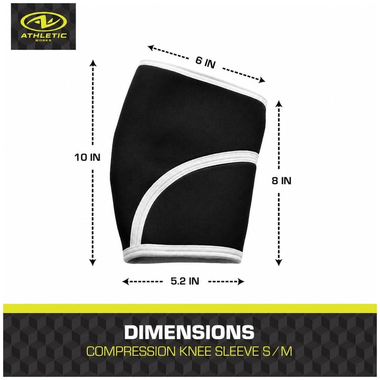 Athletic Works Knee Support Sleeve - Small/Medium - Walmart.com