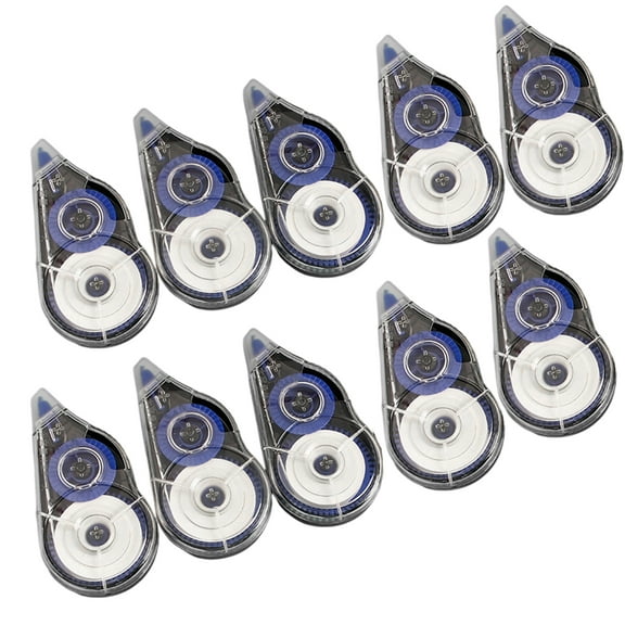 10Pcs 8mx5mm Correction Tape Roller Total 80m White Out Correction Tape