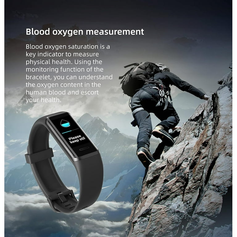 OCTANDRA Pulse VeryFit Fitness Tracker Alexa Built in Heart Rate SpO2 Blood Oxygen Saturation Sleep Monitor Step Walmart