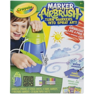 Crayola Mini Marker Sprayer, Washable Art Markers, Art Toys for Kids,  Beginner Unisex Child