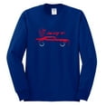 thumbnail image 2 of Wild Bobby, SRT Silhouette Street Racing Viper, Cars and Trucks, Men Long Sleeve Shirt, Royal, X-Large, 2 of 4