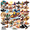 3A, variant on cartoon Sombrero Theme Stickers, Waterproof Sombrero Theme Sticker for Water Bottle Laptop Phone Cases Planner Skateboard Luggage Helmet Party Favor Decor, Ideal for Adults Teens Teacher Rewards