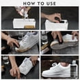 thumbnail image 4 of Kit limpiador de zapatos OLAMTAI Sneaker 300 ml con 3 cepillos y toalla, 4 of 7