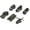 Brown, variant on Yajisi 6 Pcs Toy Cars Set Simulation Interactive Educational Pull Back Vehicle Toy Set for Kids Military Truck Collection Type B, 14.5 inches / 37 cm
