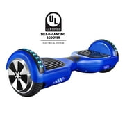 6.5 Inch Hoverboard with Front Light, LED Light Bluetooth UL2272 Certified – Blue