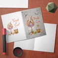 thumbnail image 3 of Trick or Treat Cocker Spaniel Funny Mummy Cosplay Pumpkin Candy Basket 5x7in Folded Greeting Card Cockers Dog Lover Gifts Single Note Card with Envelope - 12016, 3 of 5