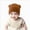 Coffee Cap, variant on 3-36 Months Baby to Toddler Beanie Solid Hats Kids Cute Knitted Cuffed Hats for Boys Girls Infant Baby Winter Hat