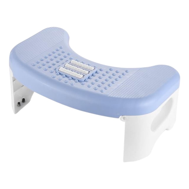 Taburete De Inodoro Plegable Anti Estreñimiento Potty Step Para Baño Oficina Azul