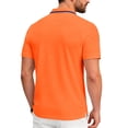 thumbnail image 5 of Men Short Sleeve Polo Shirt Athletic Breathable Classic Fit Quick Dry Performance Collared Top for Summer Sports Casual Wear, 5 of 7