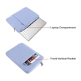 thumbnail image 4 of Funda para portátil MOSISO de 13,3 pulgadas, poliéster, color azul pastel, 4 of 7
