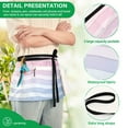 thumbnail image 4 of Yayeee Waist Apron with Pockets for Cooking Waterproof Half Server Aprons, Light Blue Gradient, 4 of 7
