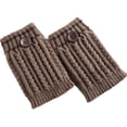 thumbnail image 1 of Wosthever Puños para botas, fácil de combinar, estirable, moldeador de moda, manga de pantorrilla, calentador de piernas cómodo, calcetín grueso Suministros térmicos caqui viejo Wosthever HA059254-05, 1 of 6