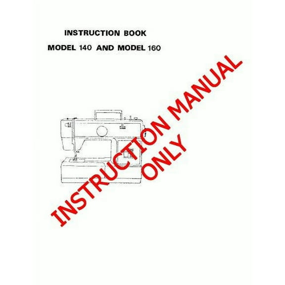 Husqvarna Viking Husky 140 160 User Owners Manual Reprint
