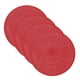 thumbnail image 1 of Uxcell 4 Pcs Manteles Individuales Redondos Tejidos, Mantel Lavable de 11.8 Pulgadas Resistente al Calor Decorativo para Mesa de Comedor, Encimera, Rojo, 1 of 7