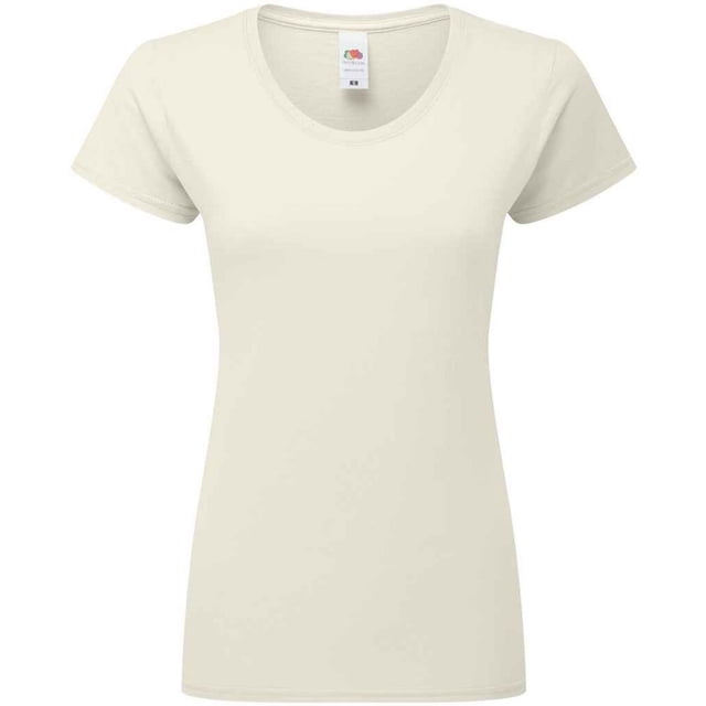 Fruit Of The Loom T-Shirt Iconique en Coton Filé à l'Anneau pour Femmes