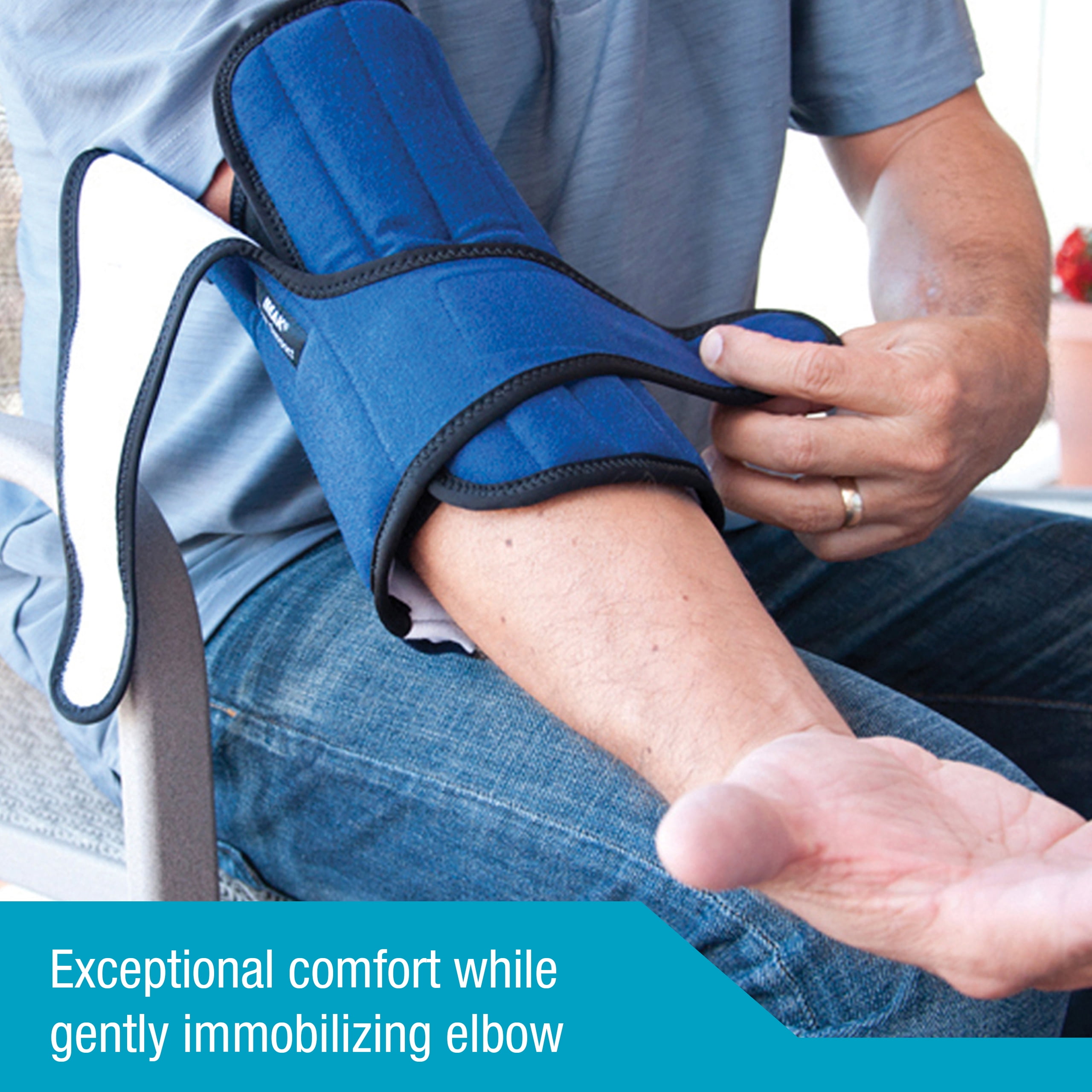 Brownmed IMAK RSI Elbow Support Brace - XL - Blue