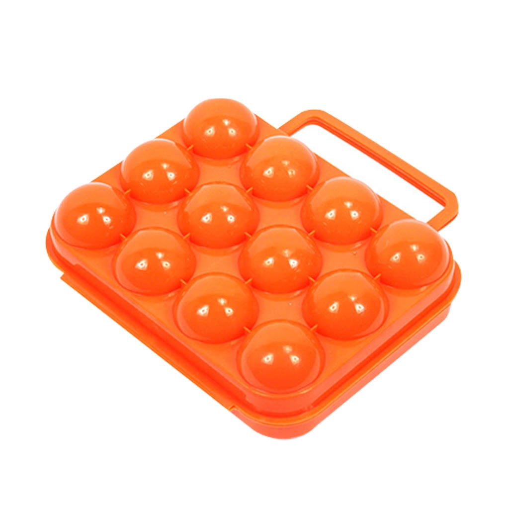 Plastic Egg Container Camping Portable Picnic Holder Kitchen Egg