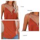 thumbnail image 3 of Camiseta sin mangas para mujer, moda de verano, ajuste holgado, sin mangas, con cremallera y cuello en V, 3 of 4