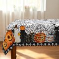 thumbnail image 6 of Tchckioa Halloween Rectangle Tablecloth,52x70 Inch Spider Web Waterproof Table Cloths Decor for Kitchen, 6 of 6