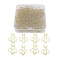thumbnail image 2 of Clips De Papel De Abeja De Dibujos Animados 80pcs Lindos Marcadores Clips Clips Planificadores Clips Para Suministros Escolares De Oficina Con Caja Transparente Para Maestros, 2 of 7