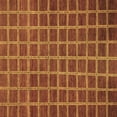 thumbnail image 1 of Ahgly Company Indoor Square Checkered Brown Modern Area Rugs, 7' Square, 1 of 4