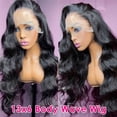 thumbnail image 2 of Pelucas con encaje en la parte delantera Pizazz Body Wave, cabello humano de 22 pulgadas, 180% de densidad, 2 of 6