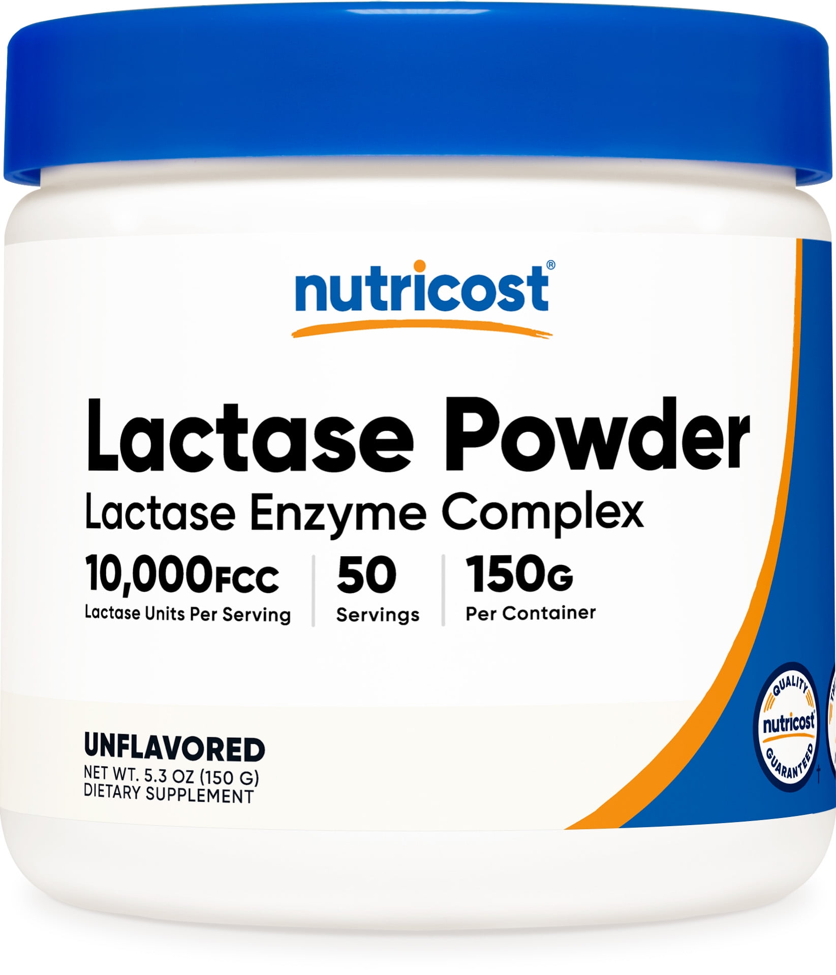 Nutricost Lactase Powder 150G - Lactase Enzyme Complex Supplement- Non GMO, Gluten Free
