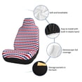 thumbnail image 3 of Goofa American Patriotic Stars And Stripes Printed Car Seat Covers, Automotive Seat Covers for Cars Trucks and SUVs, Quick Setup Universal Fit Elastic Seat Covers-2 PCS, 3 of 6