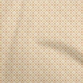thumbnail image 1 of oneOone Silk Tabby Mustard Yellow Fabric Paw Dress Material Fabric Print Fabric By The Yard 42 Inch Wide, 1 of 4