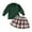 A01-A8 Green, variant on Xyant Toddler Baby Christmas Outfit Girl Santa Tree Print Tunic Drees Shirt Stripe Pants Fall Winter Clothes (Red,18-24 Months)