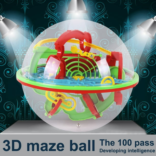 3D Puzzle Ball Interactive Maze Game with 100 Challenging Best Gift
