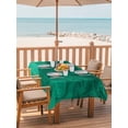 thumbnail image 2 of Outdoor Tablecloth with Umbrella Hole for Patio/Picnic/Party/Camping, Green Marble Waterproof Table Cloth Rectangle Table Cover Washable, Modern Farmhouse Gradient Abstract Fluid Art (60"x 102"), 2 of 8