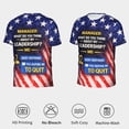 thumbnail image 6 of Omeoer Funny Manager Leadership T-Shirt Office Humor Meme Graphic Tee Patriotic American Flag Short Sleeve Shirt for Men Women, 6 of 7