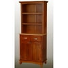 Home Styles Small Buffet with Open Hutch, Cottage with Natural Top