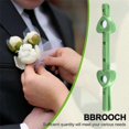 thumbnail image 4 of 30 Pairs Floral Boutonniere Magnets Corsage Brooches Magnet for Handmade Wedding Bride Boutonnieres, 4 of 5