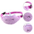 thumbnail image 2 of 1pc Cartoon Unicorn Plush Children One-shouldered Wasit Bag Cross Body Bag, 2 of 3